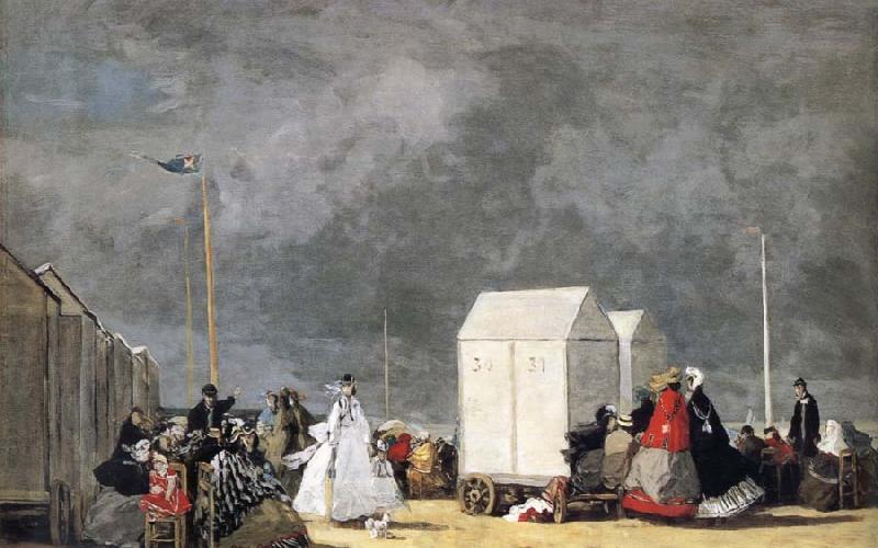 Eugene Boudin Menaces d Orage